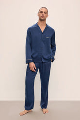 Charles Washable Silk Long PJ Set