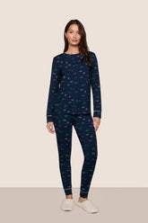 Gisele Printed TENCEL™ Modal Crewneck PJ Set