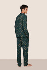 William Printed TENCEL™ Modal Long PJ Set