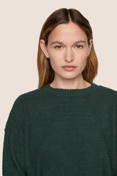 Recycled Boucle Crew Neck Pullover