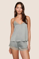 Washable Silk Lace Cami & Short Set