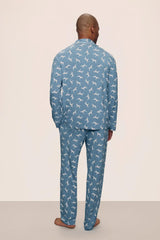 William Printed TENCEL™ Modal Long PJ Set