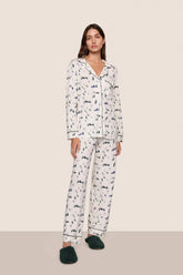 Gisele Printed TENCEL™ Modal Long PJ Set