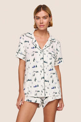 Gisele Printed TENCEL™ Modal Relaxed Short PJ Set