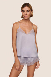 Washable Silk Lace Cami & Short Set