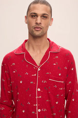 William Printed TENCEL™ Modal Long PJ Set