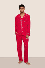 William Printed TENCEL™ Modal Long PJ Set
