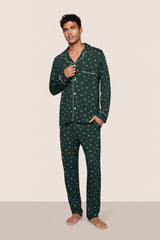 William Printed TENCEL™ Modal Long PJ Set